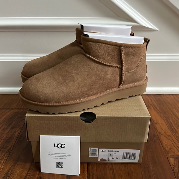 UGG Shoes - NIB Ugg Classic Ultra Mini chestnut sz 9